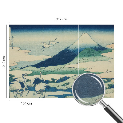 Modernus fototapetas su kranais ir kalnais