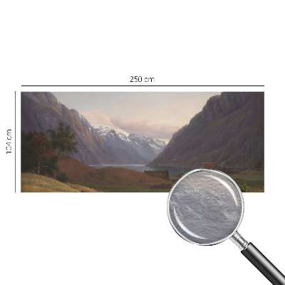 Fototapetas miegamajam su Bjergo panoramos vaizdu