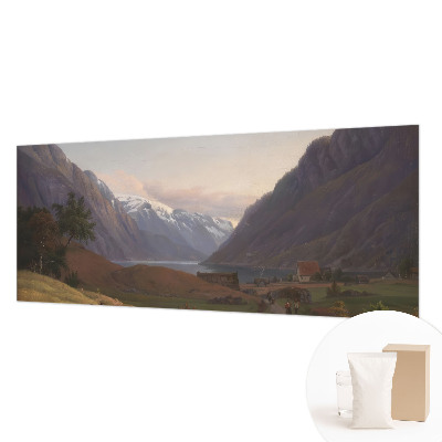 Fototapetas miegamajam su Bjergo panoramos vaizdu