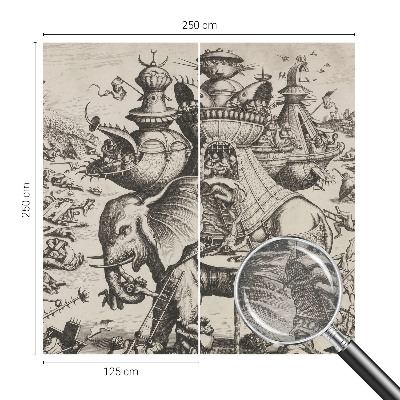 Aukštos kokybės fototapetas Groteskų stovykla