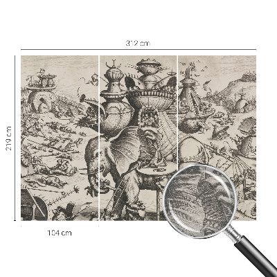 Aukštos kokybės fototapetas Groteskų stovykla