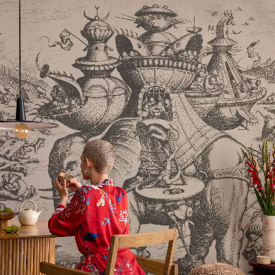 Aukštos kokybės fototapetas Groteskų stovykla