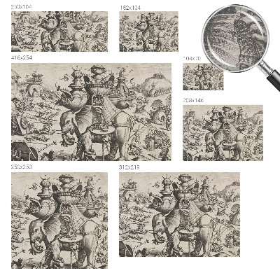 Aukštos kokybės fototapetas Groteskų stovykla