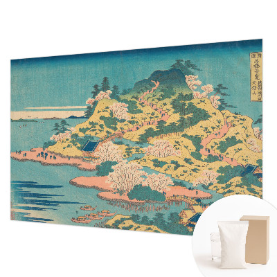 Aukštos kokybės fototapetas su Japonijos kraštovaizdžio motyvu
