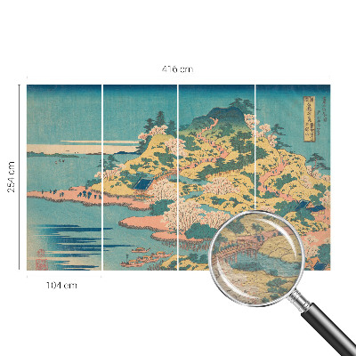 Aukštos kokybės fototapetas su Japonijos kraštovaizdžio motyvu