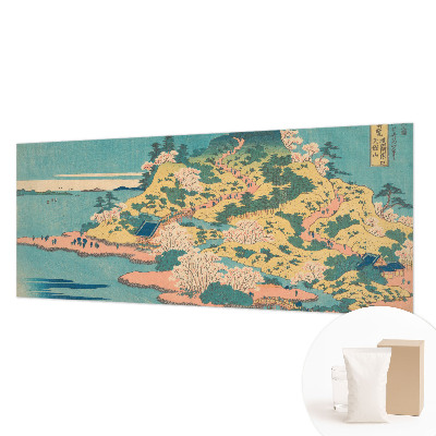 Aukštos kokybės fototapetas su Japonijos kraštovaizdžio motyvu