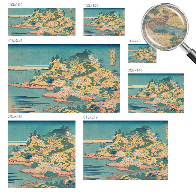 Aukštos kokybės fototapetas Japonijos kraštovaizdis