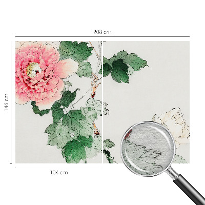 Sienų danga fototapetas Subtilus žiedų žydėjimas