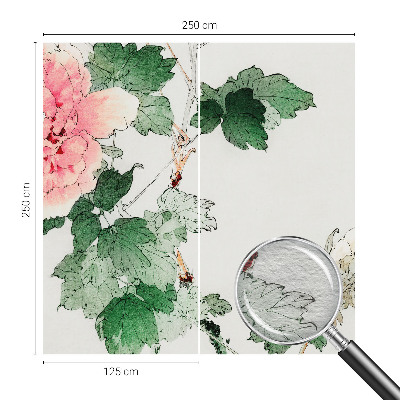 Sienų danga fototapetas Subtilus žiedų žydėjimas