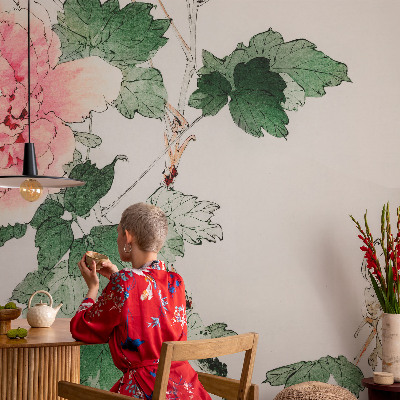 Sienų danga fototapetas Subtilus žiedų žydėjimas