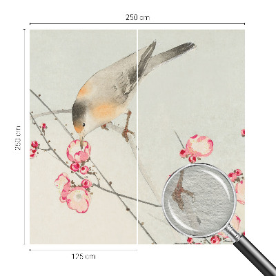 Flizelininis fototapetas Blomsterfugl