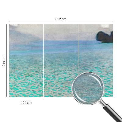 Sienų danga fototapetas turkio vandens motyvu