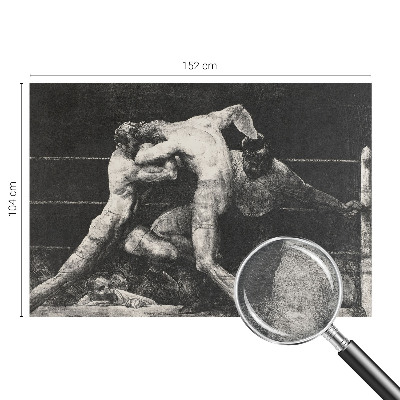 Plaunamas flizelininis fototapetas Boksernų dvikova