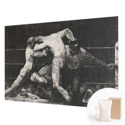 Plaunamas flizelininis fototapetas Boksernų dvikova