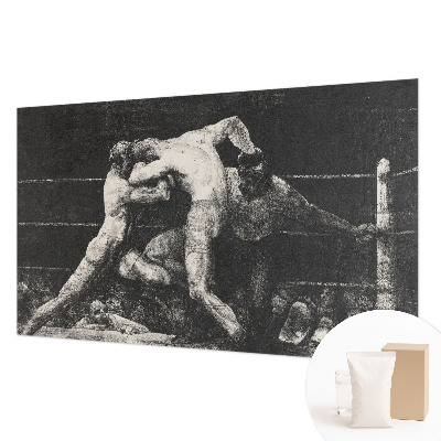 Plaunamas flizelininis fototapetas Boksernų dvikova