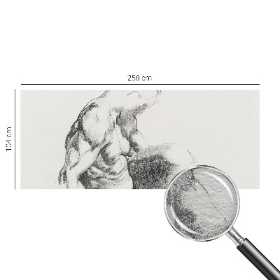 Fototapetas ant sienos Mandlig skitse