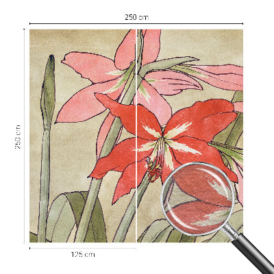 Dekoratyvinis fototapetas Dagliljeblomster