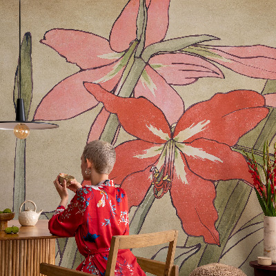 Dekoratyvinis fototapetas Dagliljeblomster