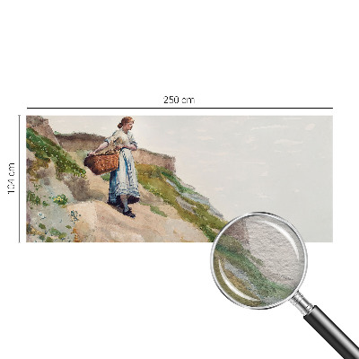 Plaunamas flizelininis fototapetas Kvindeligt landskab