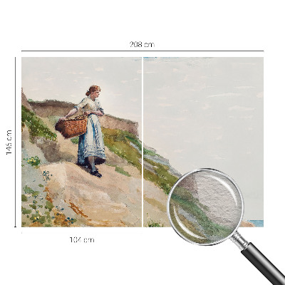 Plaunamas flizelininis fototapetas Kvindeligt landskab