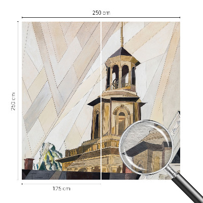 Fototapetas pagal matmenis su architektūriniu bokšto vaizdu