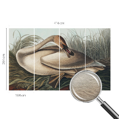 Stilingas fototapetas su natūralaus paukščio motyvu
