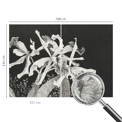 Tapetas orkide iliustracija