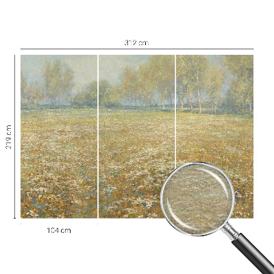 Fototapetas svetainei Blomstrendės veltinis