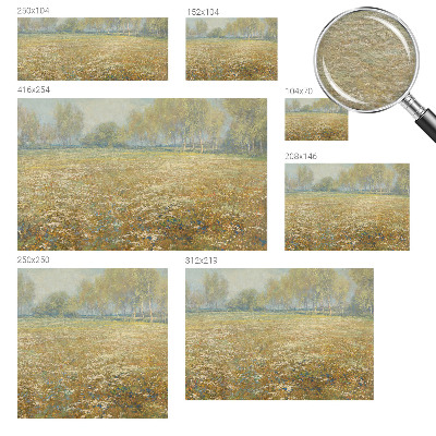 Fototapetas svetainei Blomstrendės veltinis