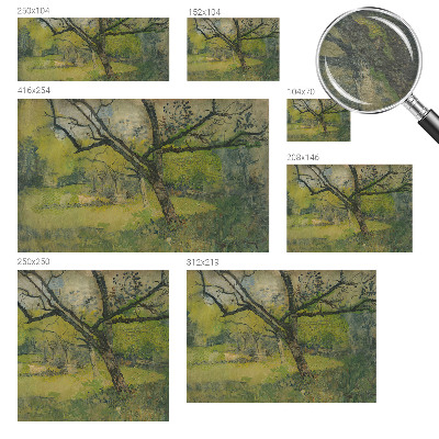 Modernus fototapetas Grønt landskab