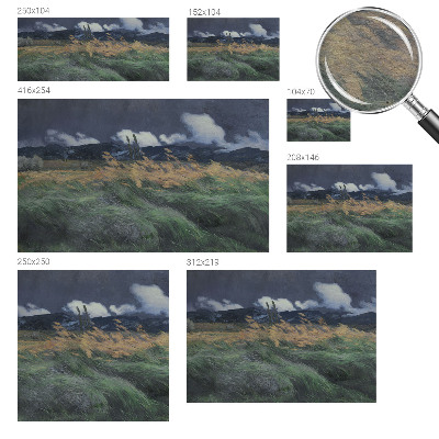 Stilingas fototapetas Blæst græs