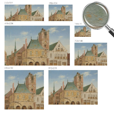 Sienų danga fototapetas Istorinė rātsnams