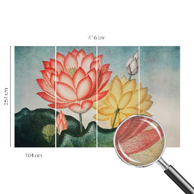 Flizelininis fototapetas su Lotusbloomster motyvu