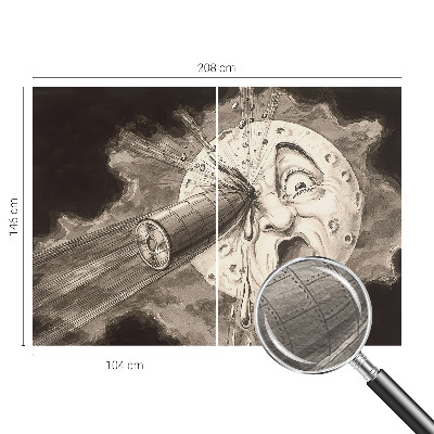 Fototapetas flizelino pagrindu Kosminis susidūrimas