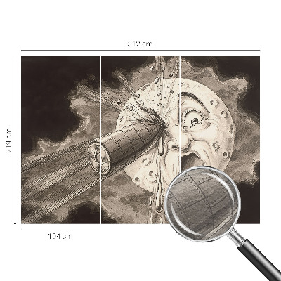 Fototapetas flizelino pagrindu Kosminis susidūrimas