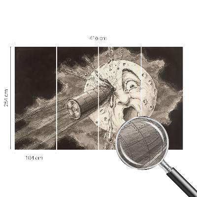 Fototapetas flizelino pagrindu Kosminis susidūrimas