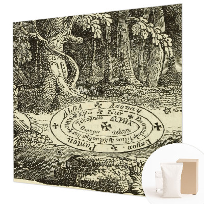 Plaunamas flizelininis fototapetas Magiškasis ratas