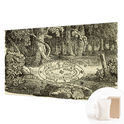 Plaunamas flizelininis fototapetas Magiškasis ratas