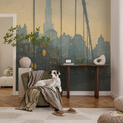 Aukštos kokybės fototapetas Aftenpanorama