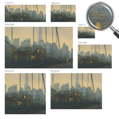 Aukštos kokybės fototapetas Aftenpanorama