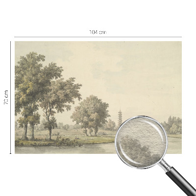 Dekoratyvinis fototapetas Ramiame parke