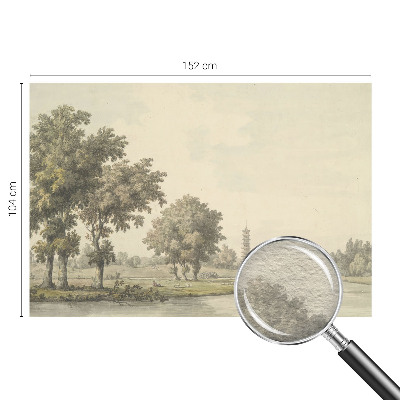 Dekoratyvinis fototapetas Ramiame parke