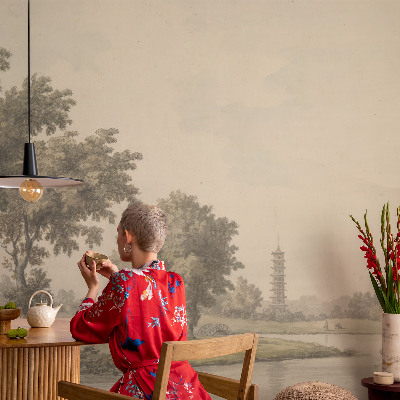 Dekoratyvinis fototapetas Ramiame parke