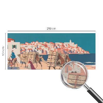 Fototapetas miegamajam Kamelkaravane