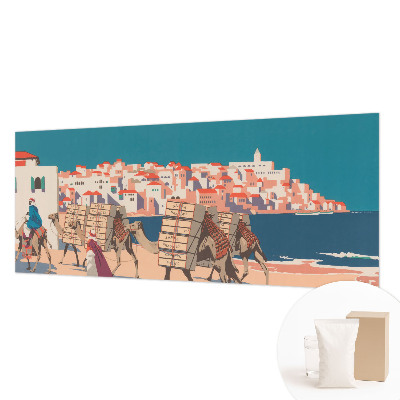 Fototapetas miegamajam Kamelkaravane