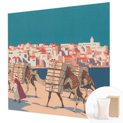 Fototapetas miegamajam Kamelkaravane