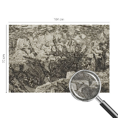 Dekoratyvinis fototapetas Bjerglandskabas