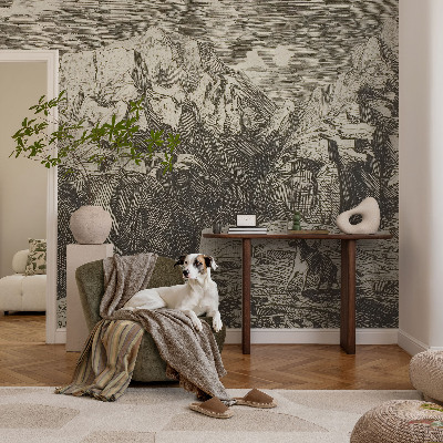 Dekoratyvinis fototapetas Bjerglandskabas