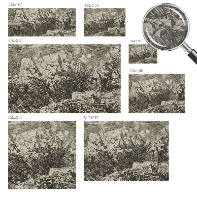 Dekoratyvinis fototapetas Bjerglandskabas