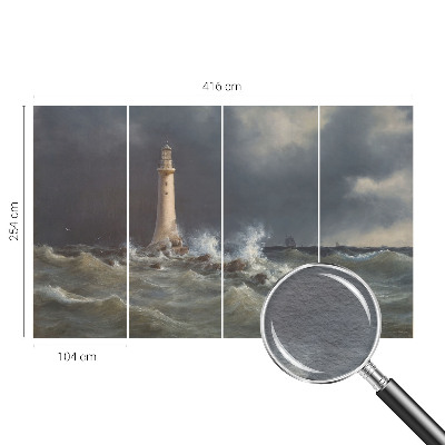 Sienų danga fototapetas su dizainu „Havstorme“